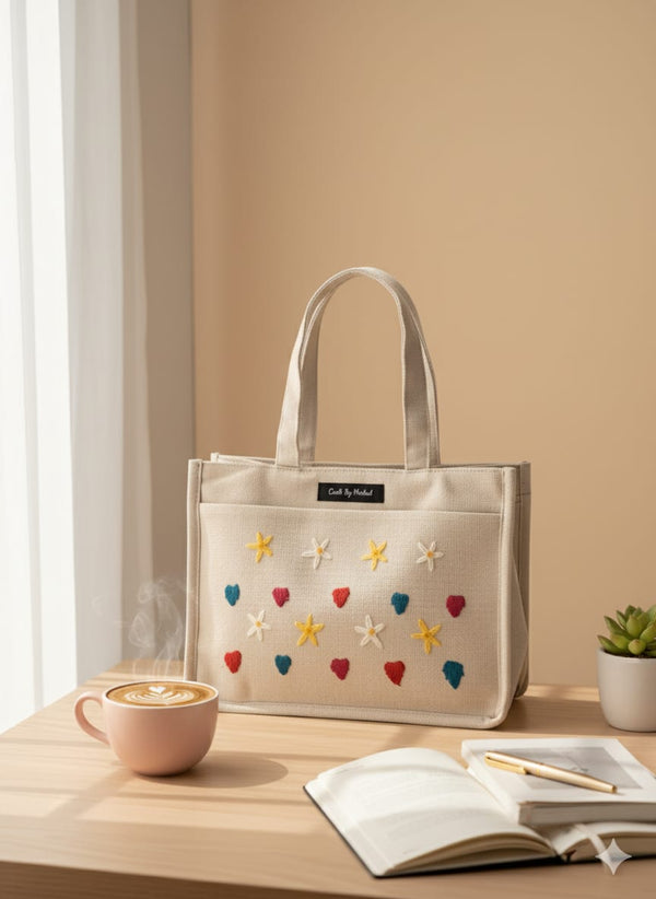 Star and Heart Tote