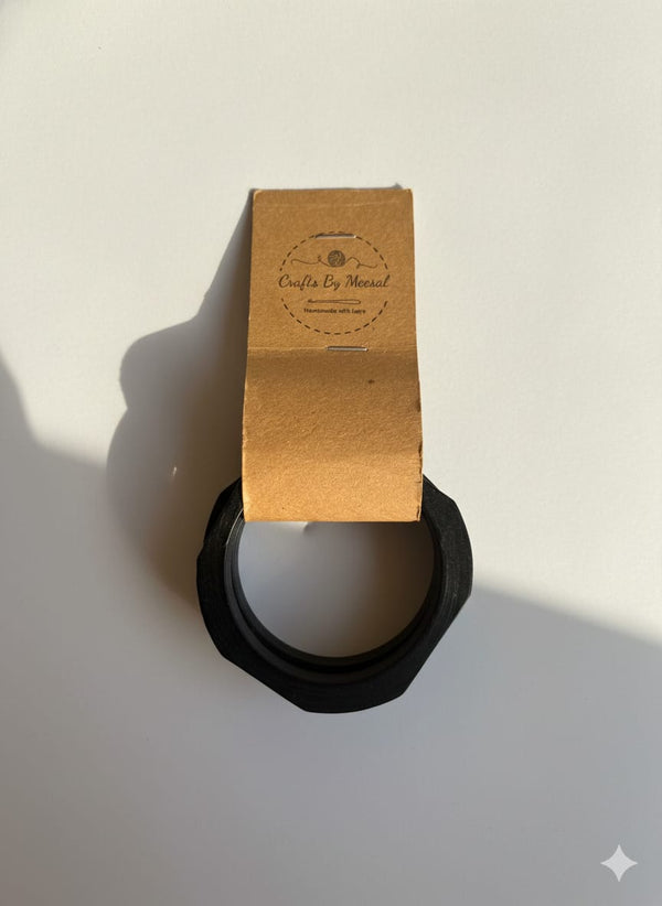 Wooden Bangles-Black