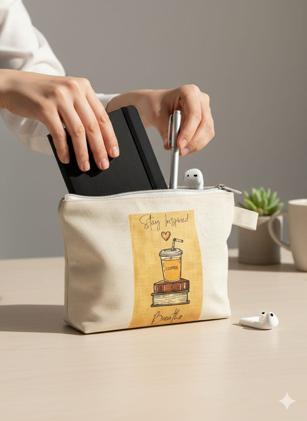 Stay Inspired & Breathe Pouch