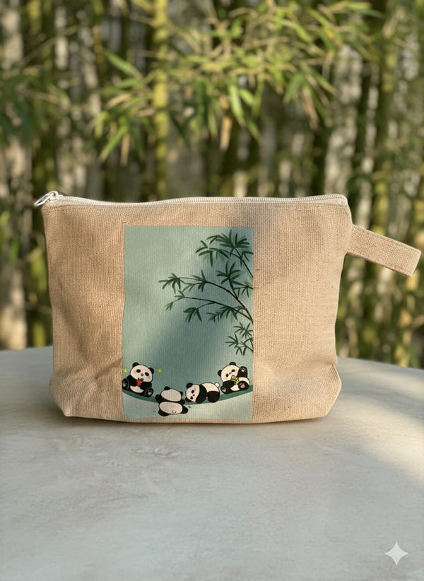The Cozy Panda Haven Pouch