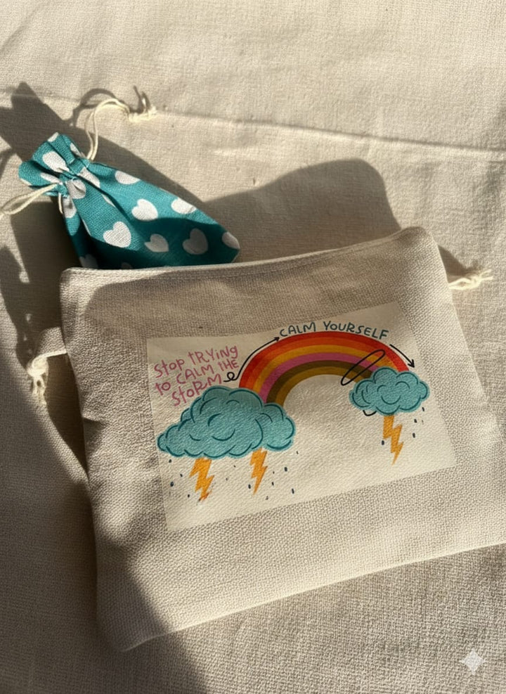 Pouch Craft Color Rainbow Colorful Pouch – Crafts by Meesal